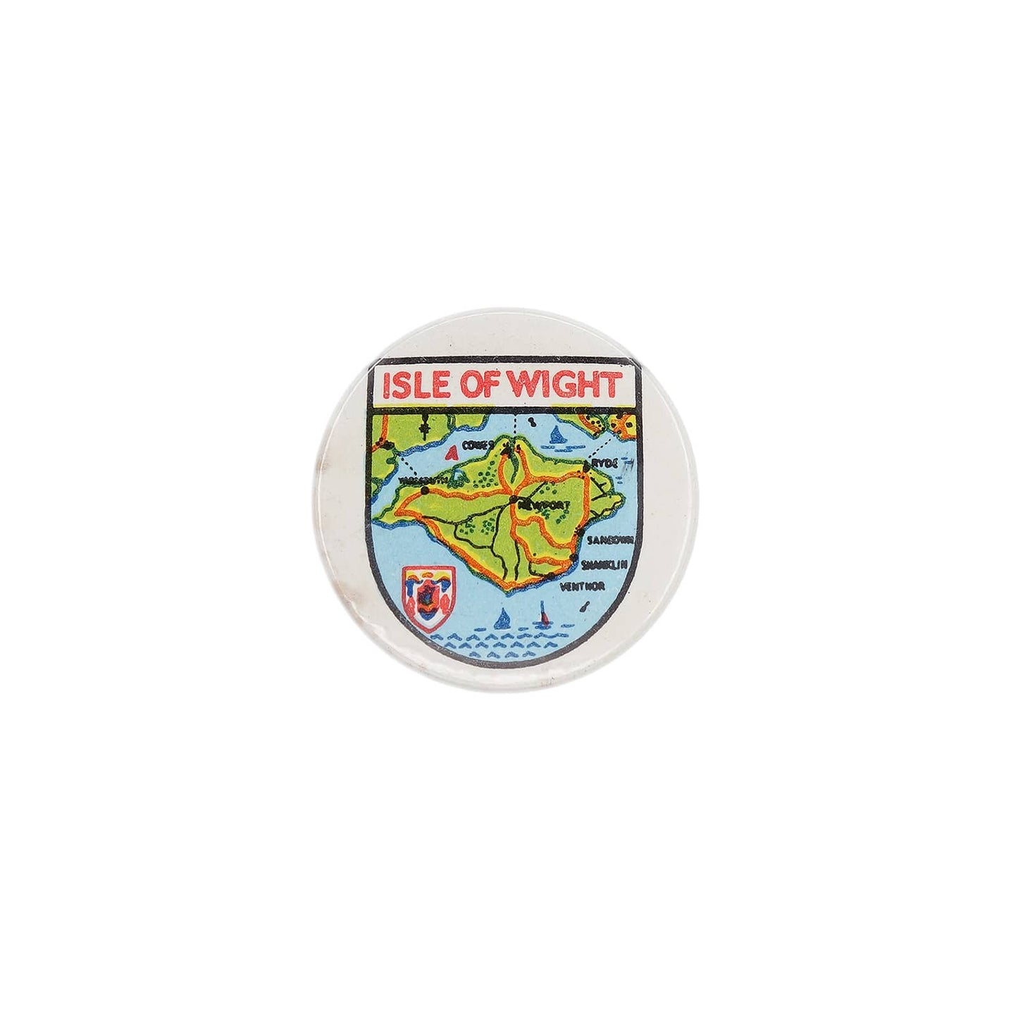 ISLE OF WIGHT ワイト島 缶バッジ バッチ