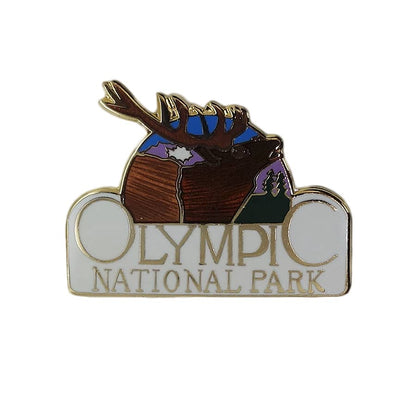OLYMPIC NATIONAL PARK ピンズ 鹿 オリンピック国立公園 留め具付き