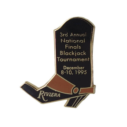 Blackjack Tournament ピンズ RIVIERA カウボーイブーツ 留め具付き