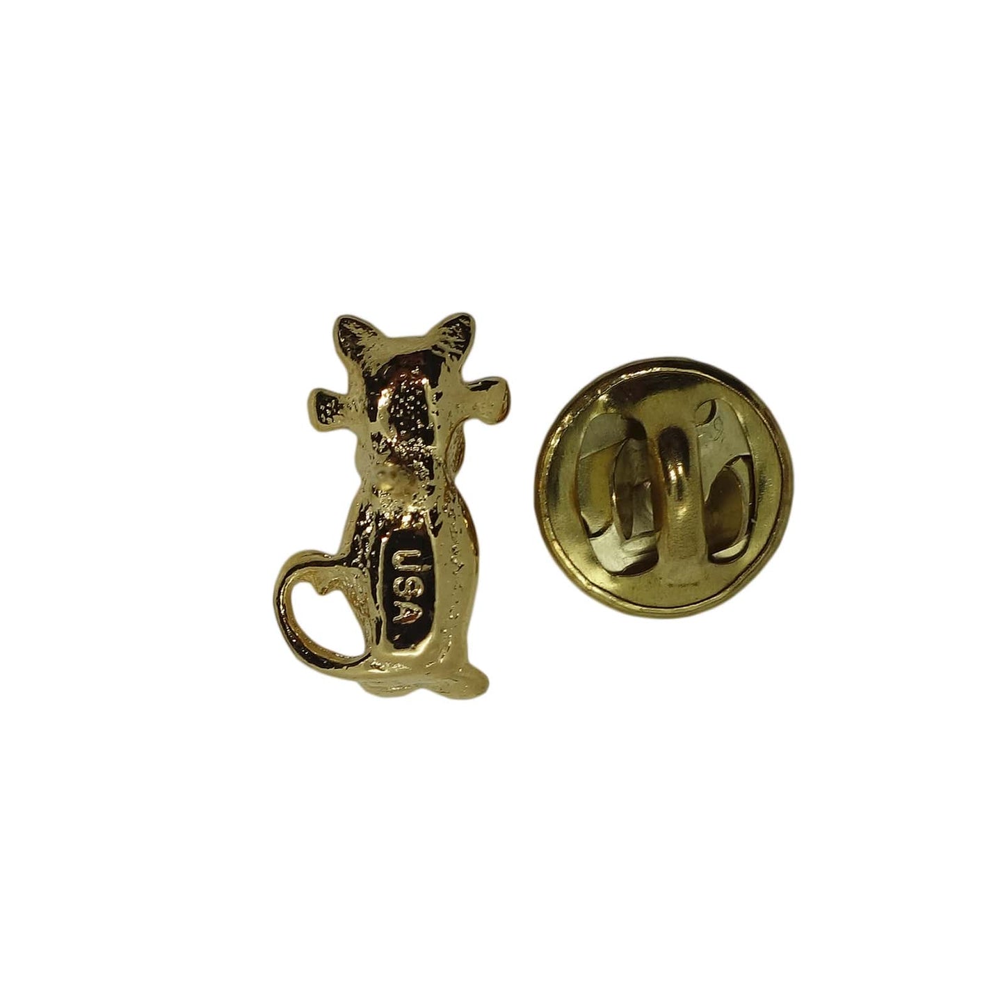 猫 ピンズ 動物 キャット 留め具付き