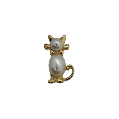 猫 ピンズ 動物 キャット 留め具付き