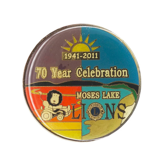 Lions Clubs ライオンズクラブ ピンズ MOSES LAKE 70周年記念