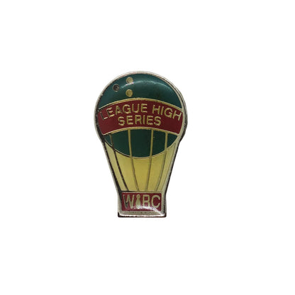 WIBC ボウリング ピンズ LEAGUE HIGH SERIES 気球 留め具付き