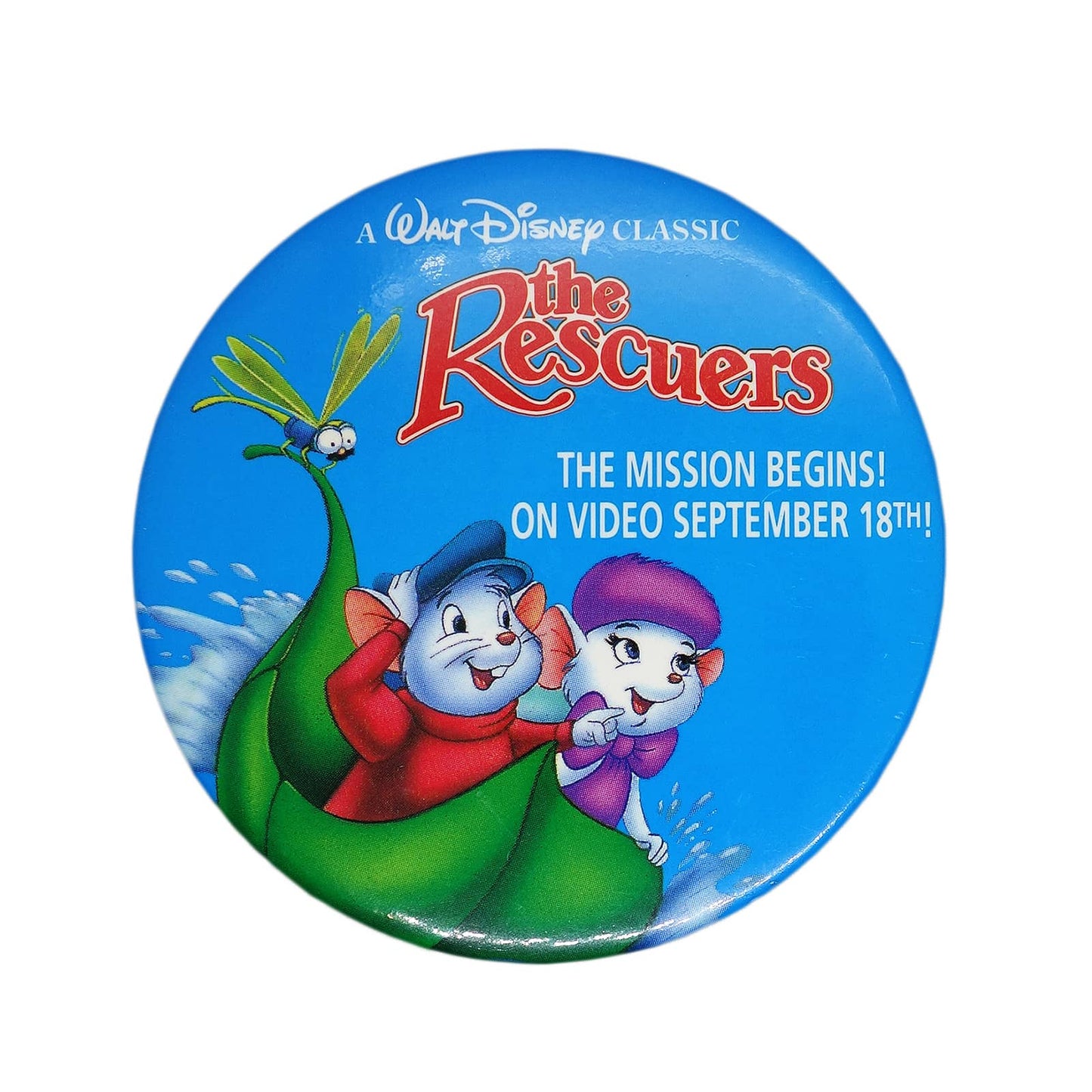 Disney ディズニー アニメ ビアンカの大冒険 缶バッジ プロモーション