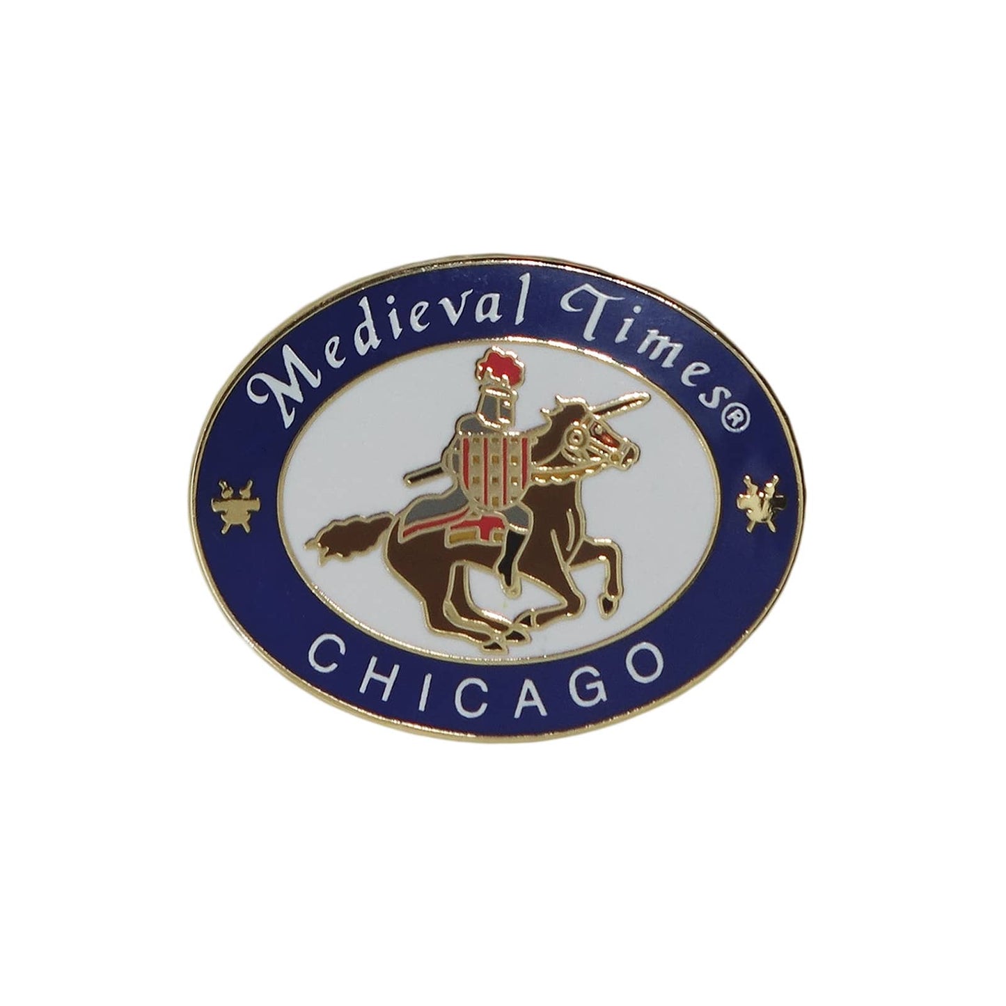 ディナーシアター Medieval Times 中世 騎士 ピンズ メディーバルタイムズ 留め具付き