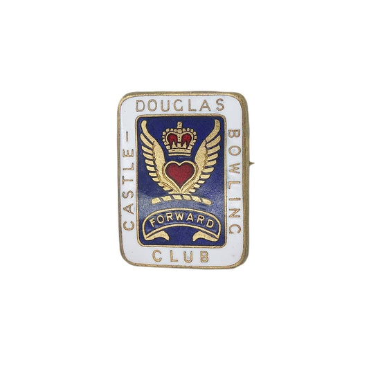 CASTLE DOUGLAS BOWLING CLUB ピンバッジ バッチ 英国ローンボウルズクラブ