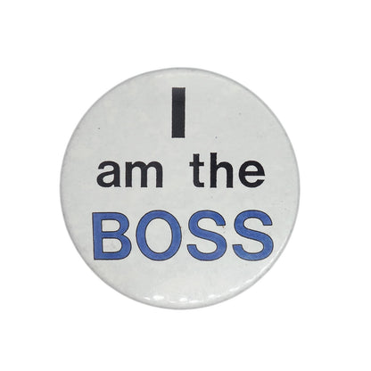 I am the BOSS 缶バッジ バッチ