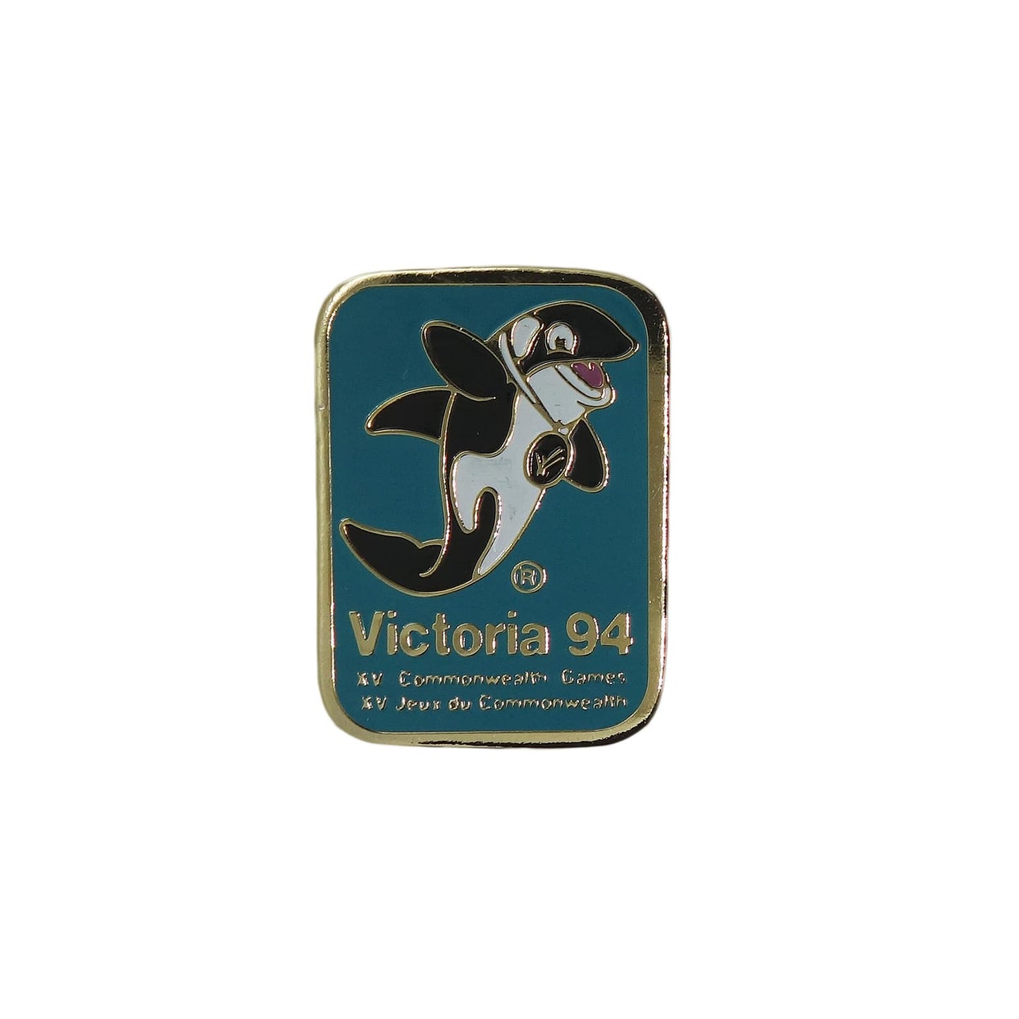 総合競技大会 Victoria 94 コモンウェルスゲームズ ピンズ シャチ 留め具付き