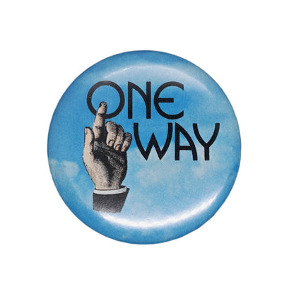 ONE WAY 缶バッジ バッチ