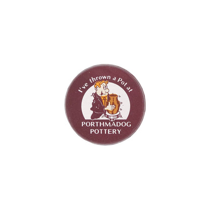 I've thrown a Pot at Porthmadog Pottery 缶バッジ 陶芸体験