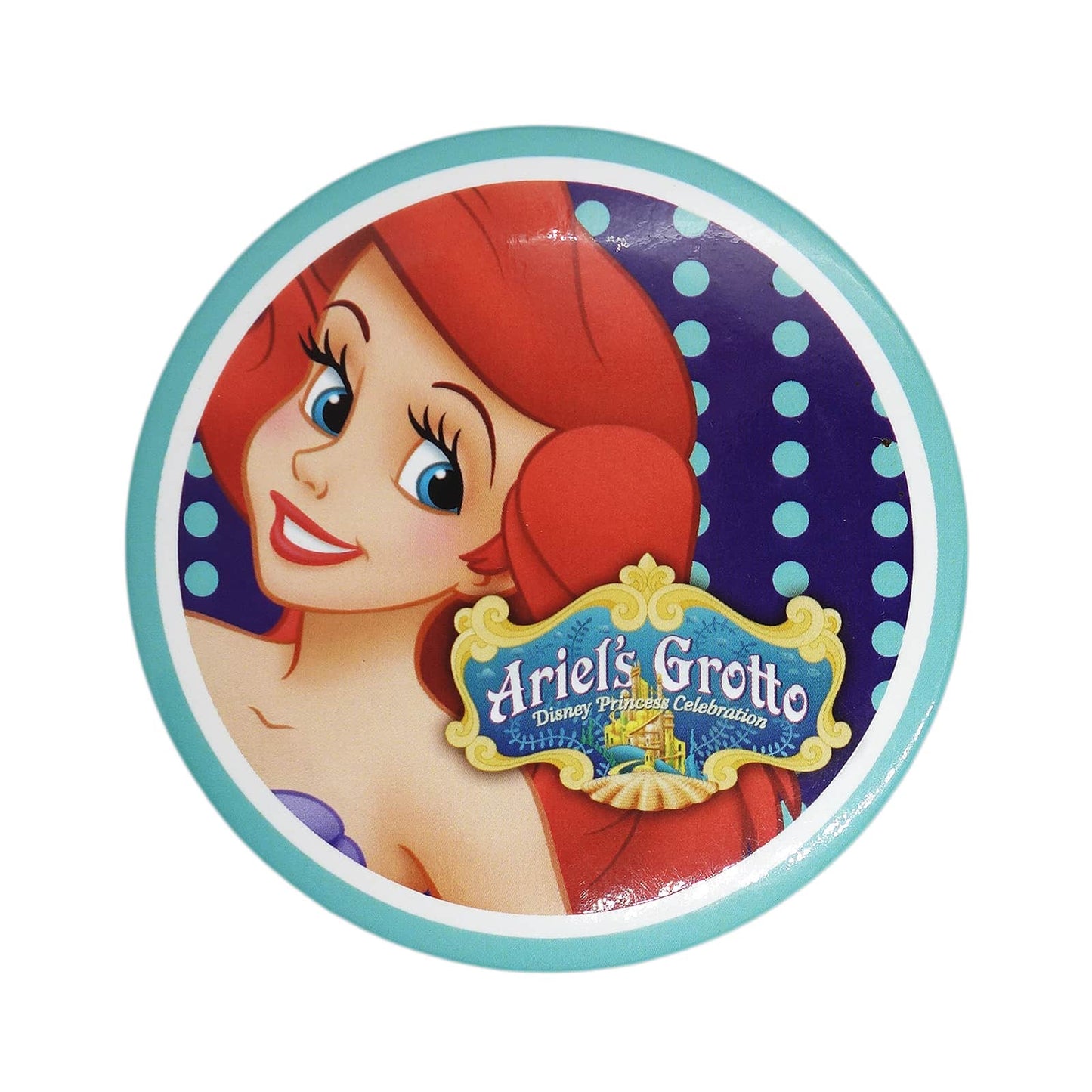 Disney ディズニー Ariel's Grotto アリエルズ・グロット 缶バッジ