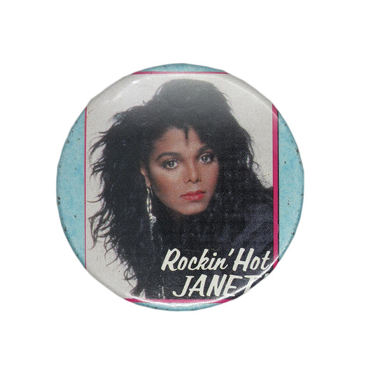 JANET JACKSON ジャネット・ジャクソン 缶バッジ バッチ シンガーソングライター