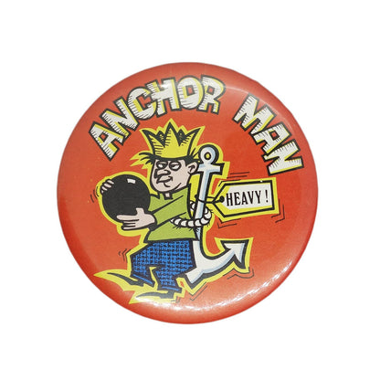 ANCHOR MAN 缶バッジ バッチ
