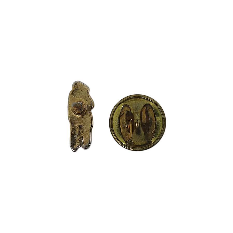 人 ピンズ 金色 留め具付き