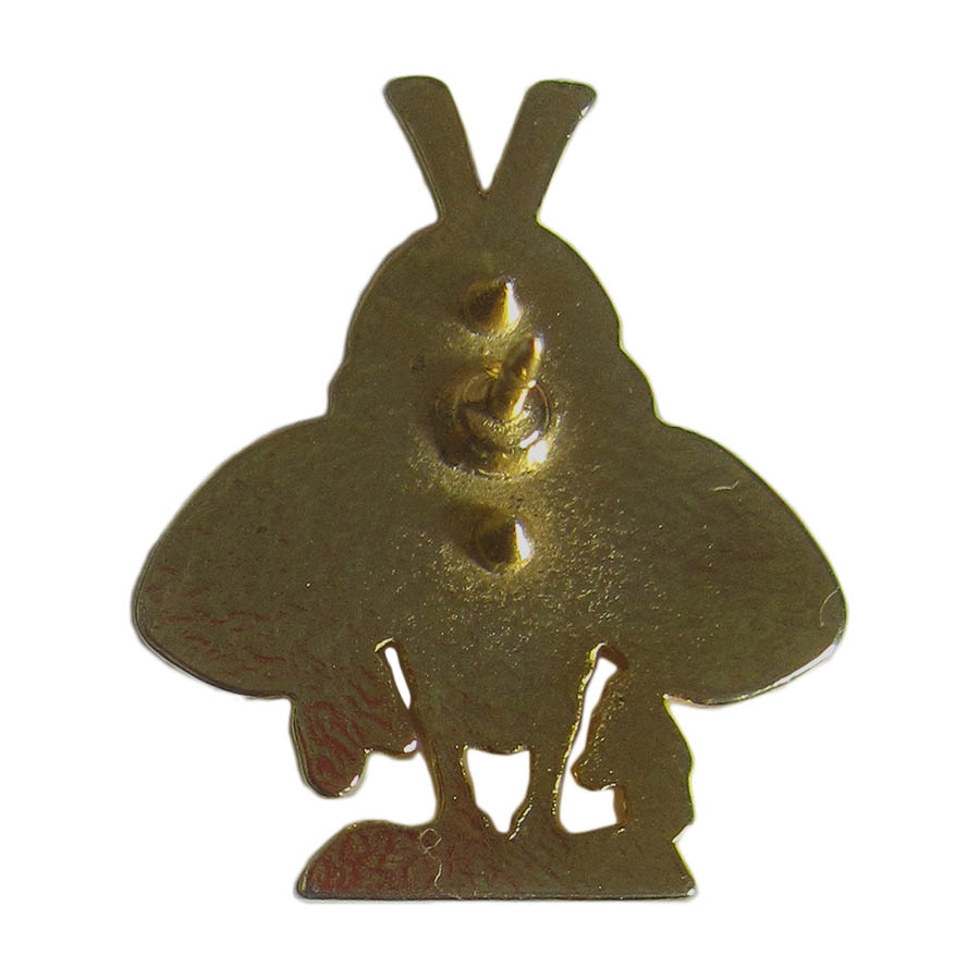 ピンズ 蜂 ハチ キャラクター 留め具付き レトロ