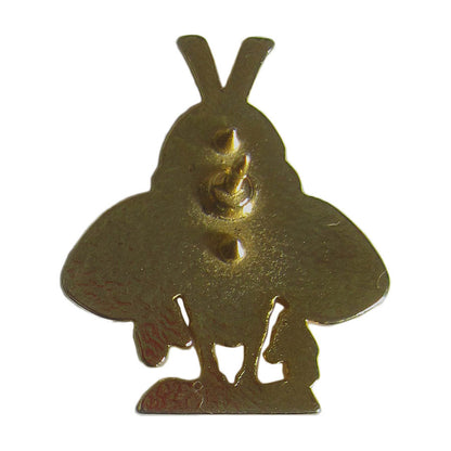 ピンズ 蜂 ハチ キャラクター 留め具付き レトロ