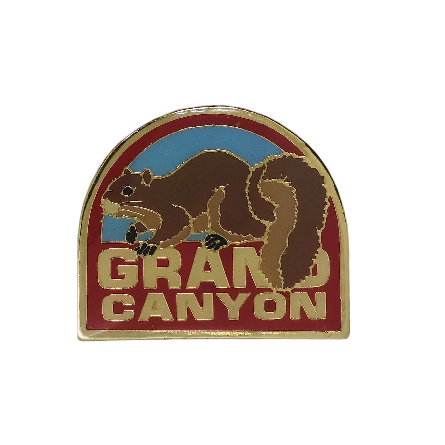 GRAND CANYON グランドキャニオン ピンズ 栗鼠 留め具付き