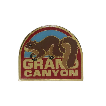 GRAND CANYON グランドキャニオン ピンズ 栗鼠 留め具付き