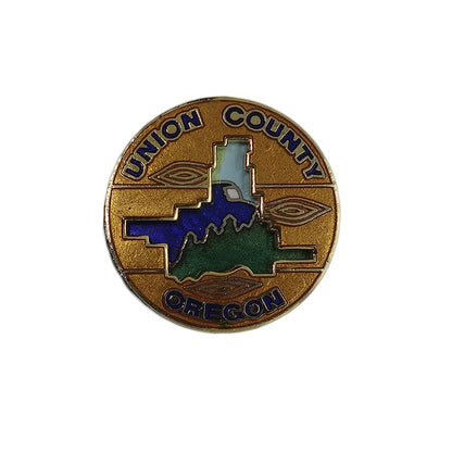 UNION COUNTY OREGON ピンズ ユニオン郡 留め具付き