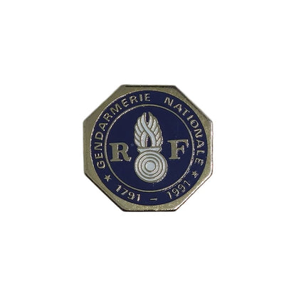 フランス国家憲兵隊 ピンズ Gendarmerie Nationale RF 留め具付き
