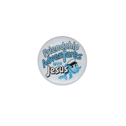 Friendship Adventures with Jesus 缶バッジ バッチ