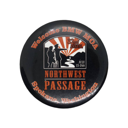 BMW MOA 缶バッジ バッチ NORTHWEST PASSAGE