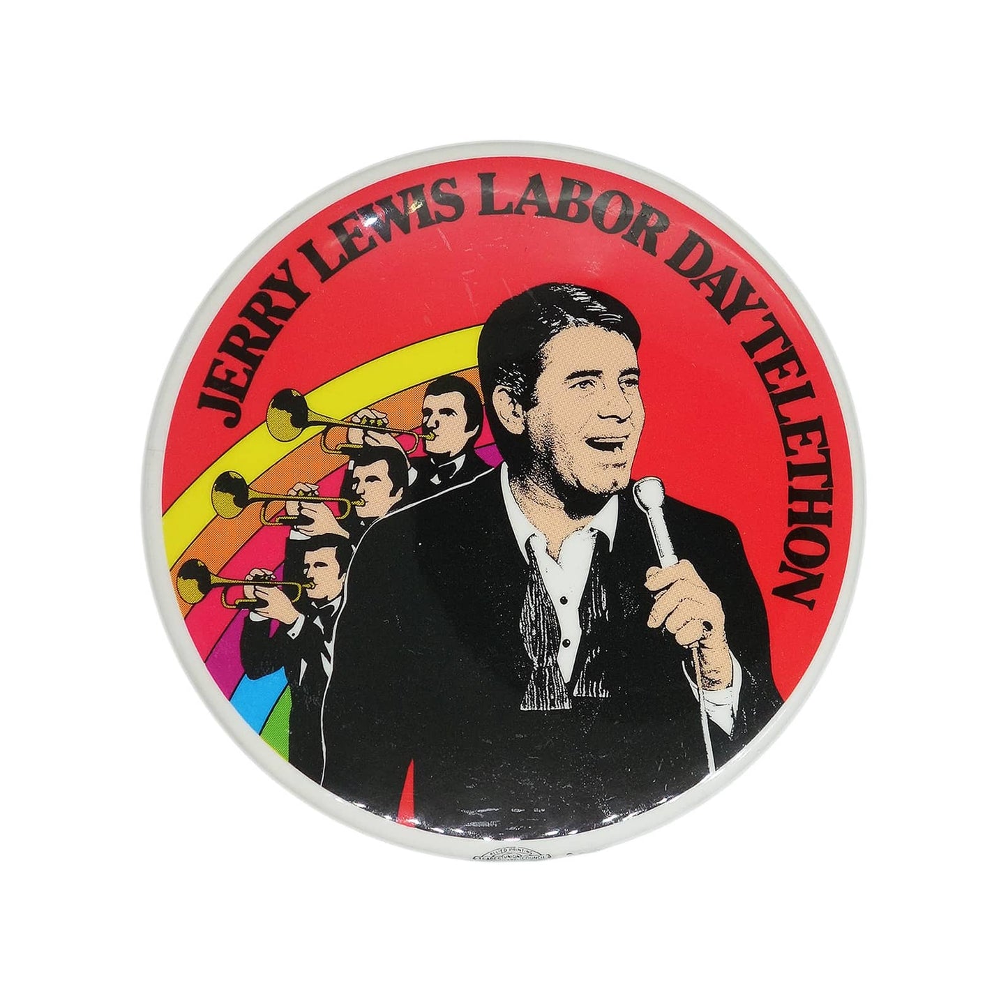 JERRY LEWIS LABOR DAY TELETHON 缶バッジ バッチ