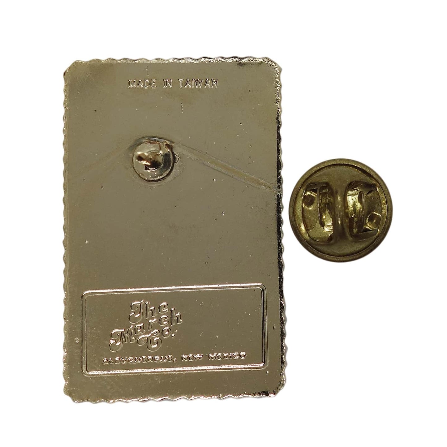 U.S. POSTAL SERVICE 8c 切手型 ピンズ 郵便局員 留め具付き