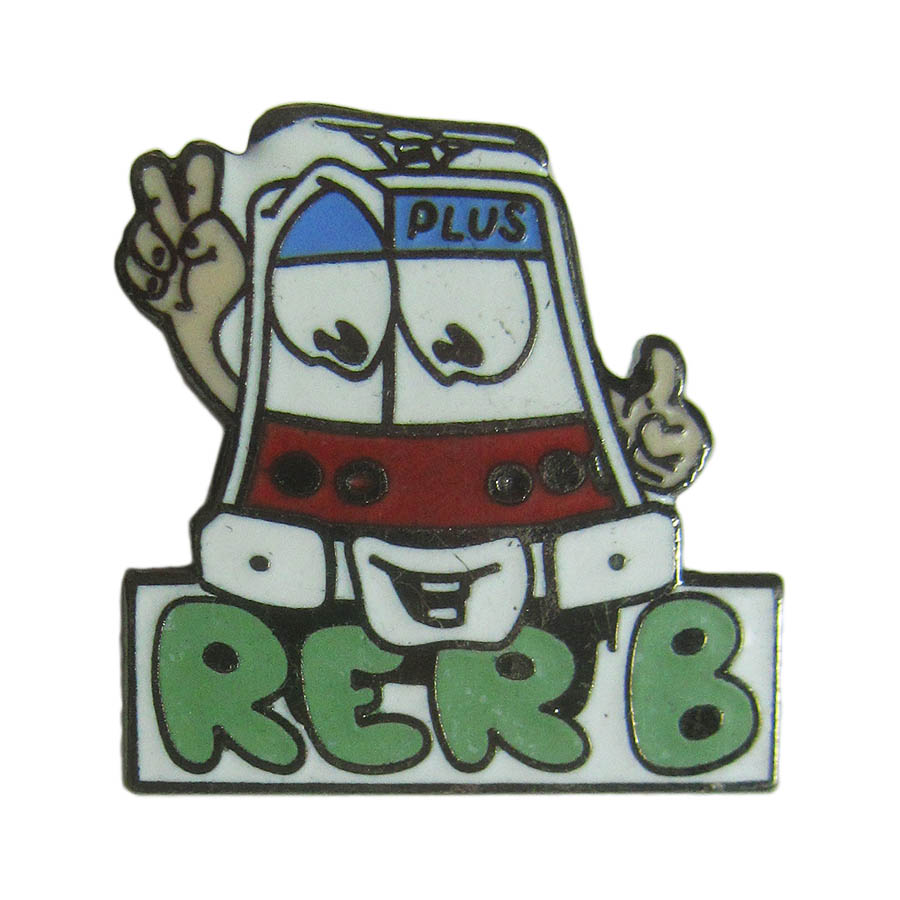 ピンズ 鉄道 列車 フランス 路線 RER B線　緑ver.