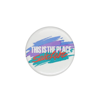 THIS IS THE PLACE Salt Lake 缶バッジ バッチ