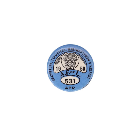 TEAMSTERS UNION 1950年 ビンテージ 缶バッジ バッチ