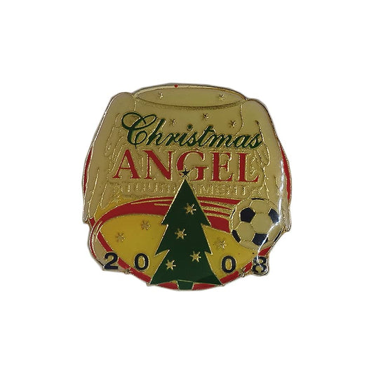 Christmas ANGEL TOURNAMENT サッカー ピンズ 留め具付き
