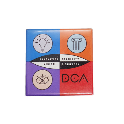 DCA 缶バッジ Innovation Vision Stability Discovery