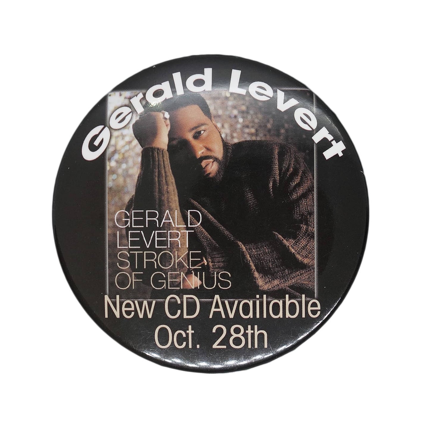 Gerald Levert ジェラルド・レヴァート 缶バッジ CDプロモーション