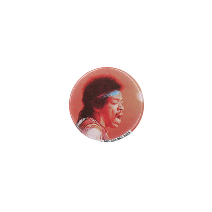 Jimi Hendrix ジミ・ヘンドリックス 缶バッジ バッチ シンガーソングライター 80's