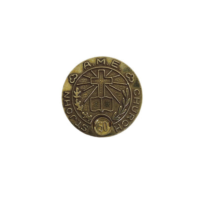 METHODIST EPISCOPAL CHURCH ブローチ ビンテージ 教会 クロス