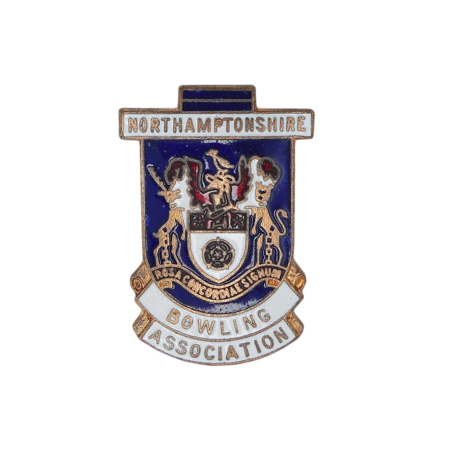 NORTHAMPTONSHIRE BOWLING ASSOCIATION ピンバッジ ローンボウルズ