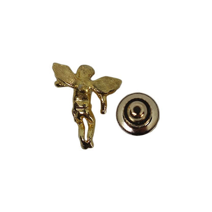 天使 ピンズ エンジェル 金色 留め具付き