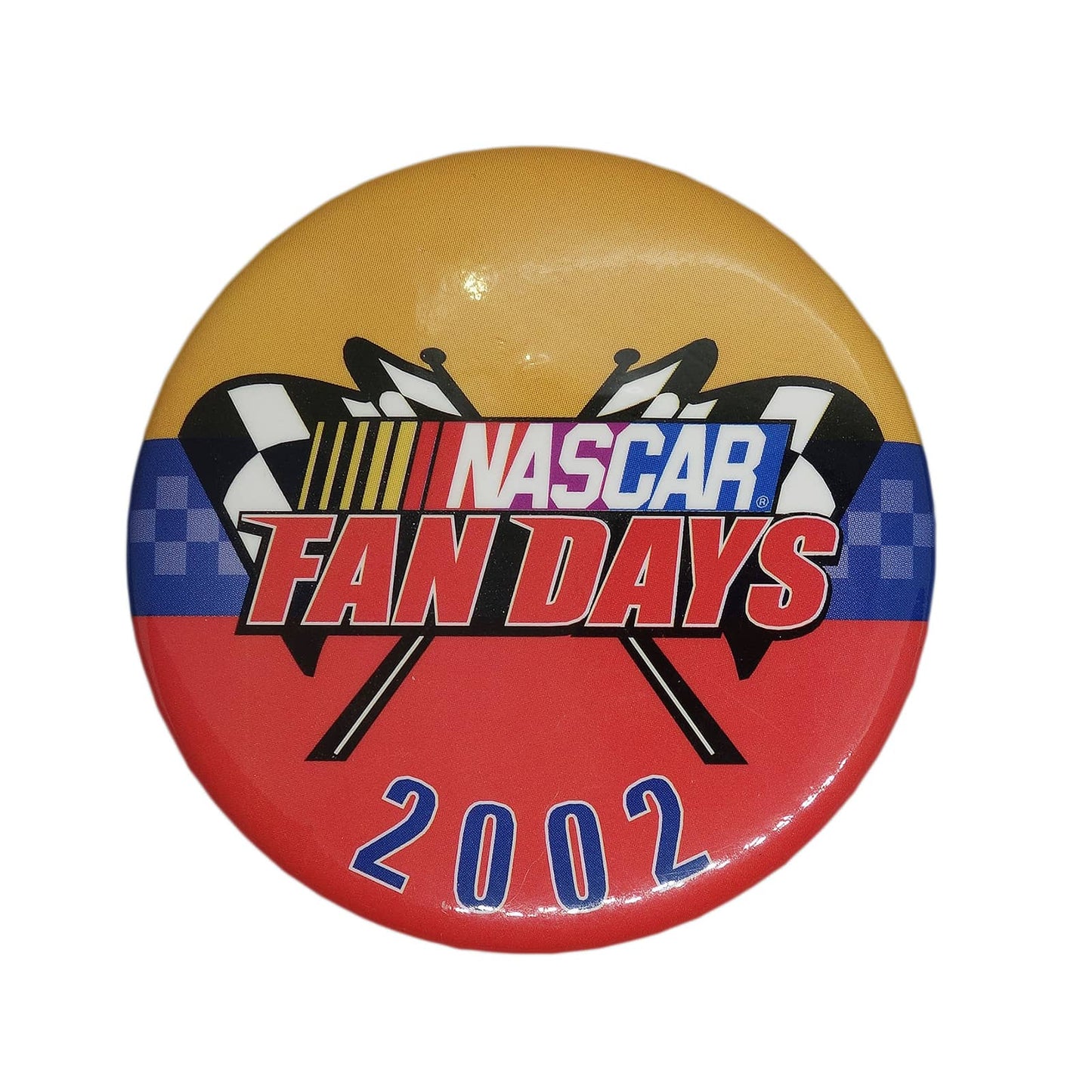 NASCAR FAN DAYS 2002 缶バッジ バッチ ナスカー