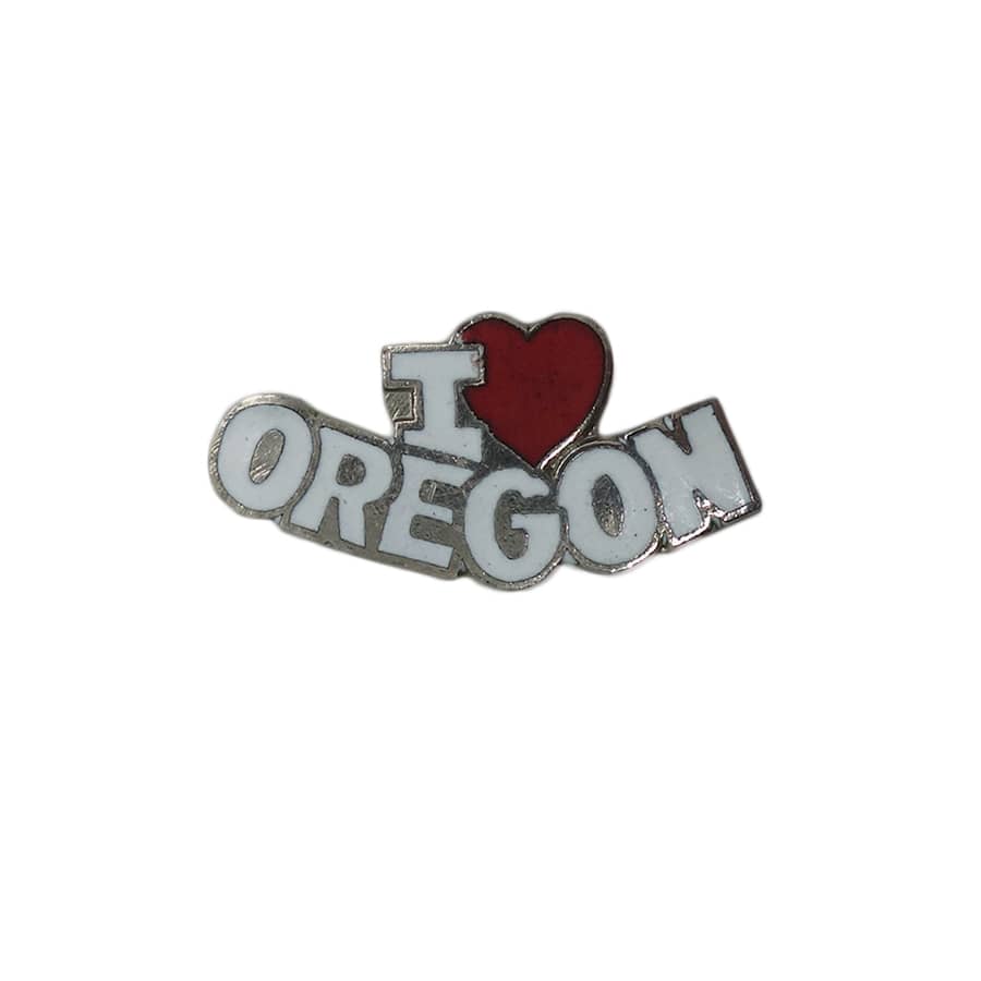 I Love OREGON ピンズ オレゴン州 ハート 留め具付き