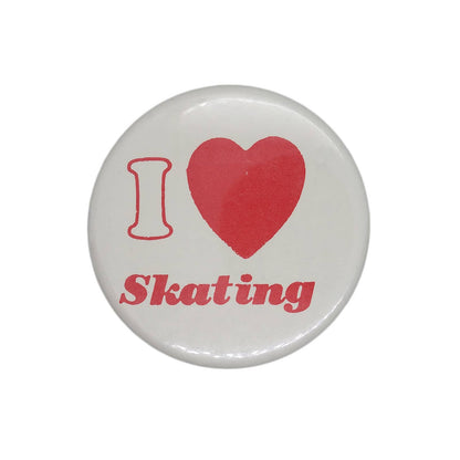I Love Skating 缶バッジ