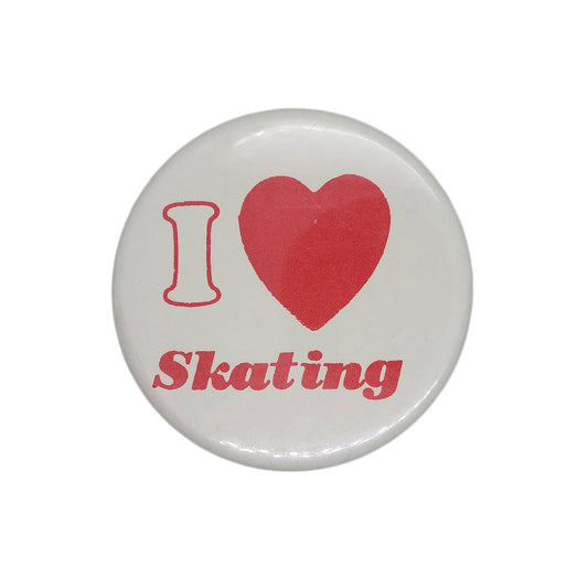 I Love Skating 缶バッジ
