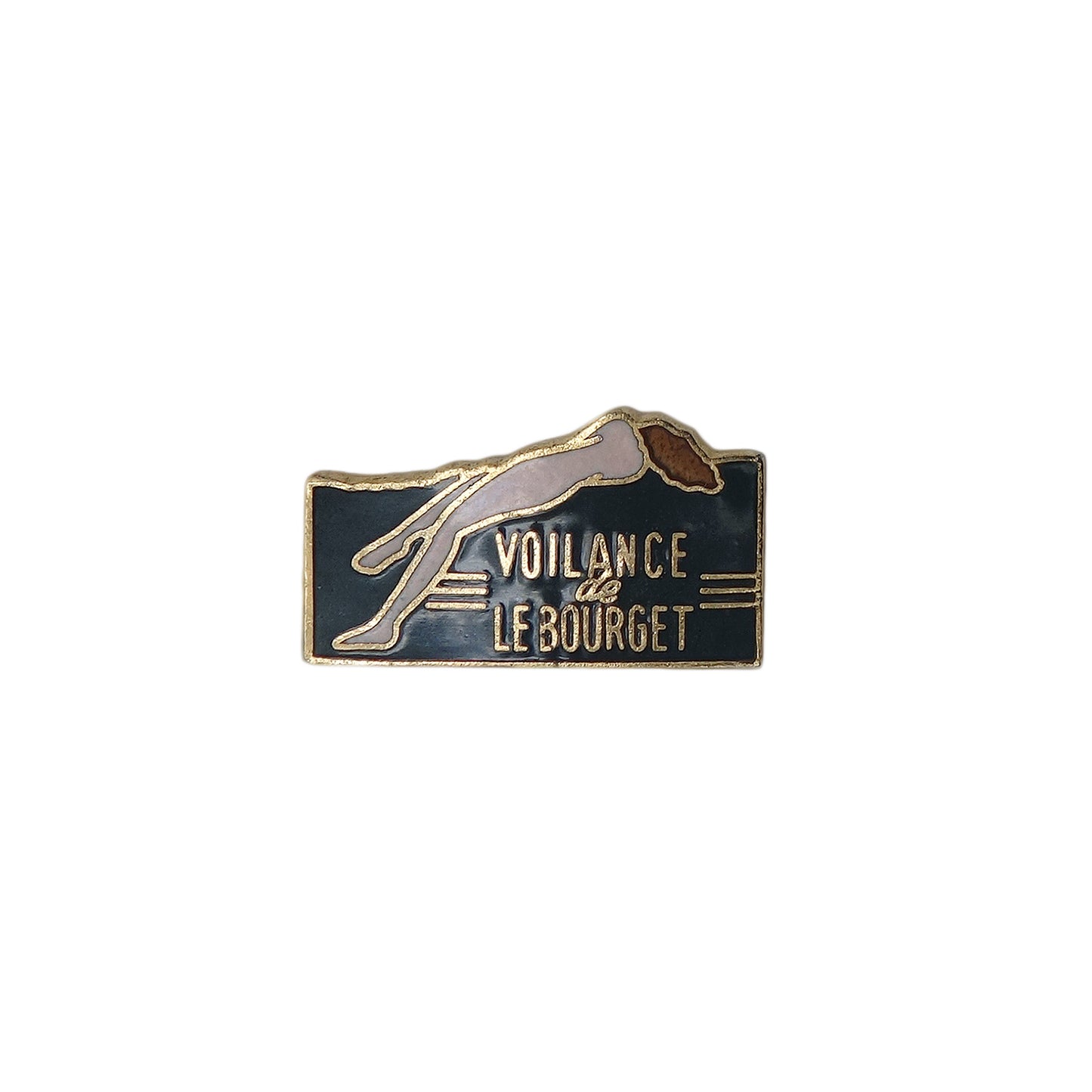 VOILANCE DE LE BOURGET 女性の脚 ピンズ ストッキングブランド ル・ブルジェ