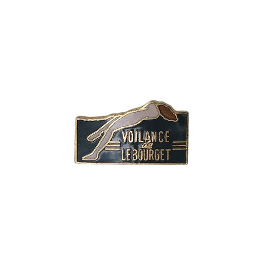 VOILANCE DE LE BOURGET 女性の脚 ピンズ ストッキングブランド ル・ブルジェ