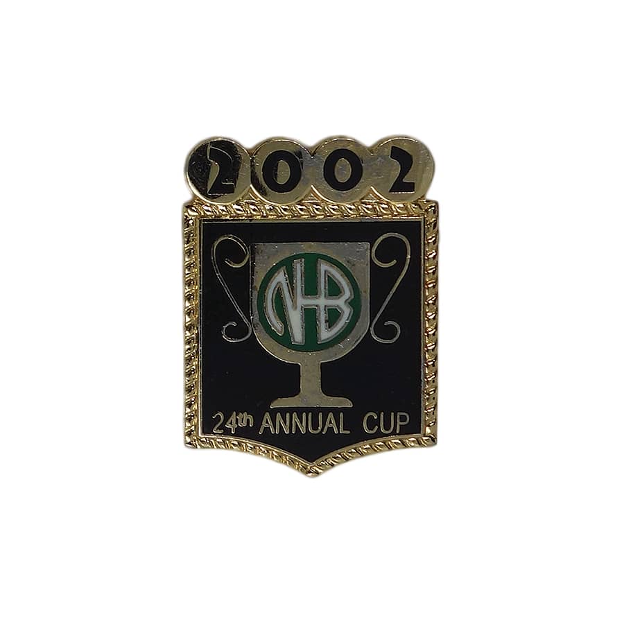 NHB CUP 2002 サッカー ピンズ 留め具付き