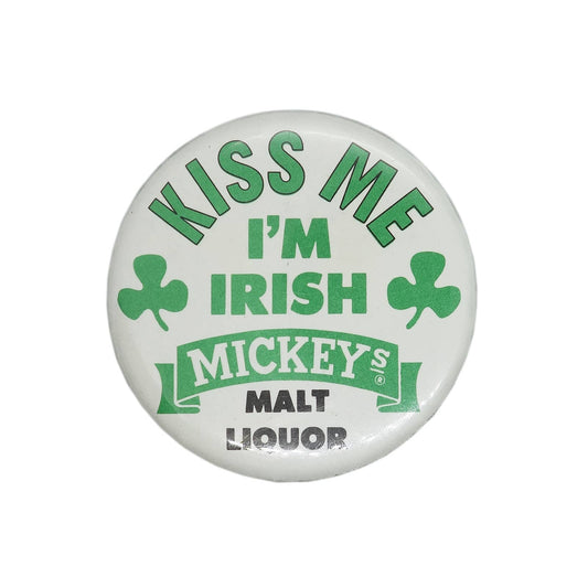 Mickey's MALT LIQUOR ミッキーズ ビール 缶バッジ