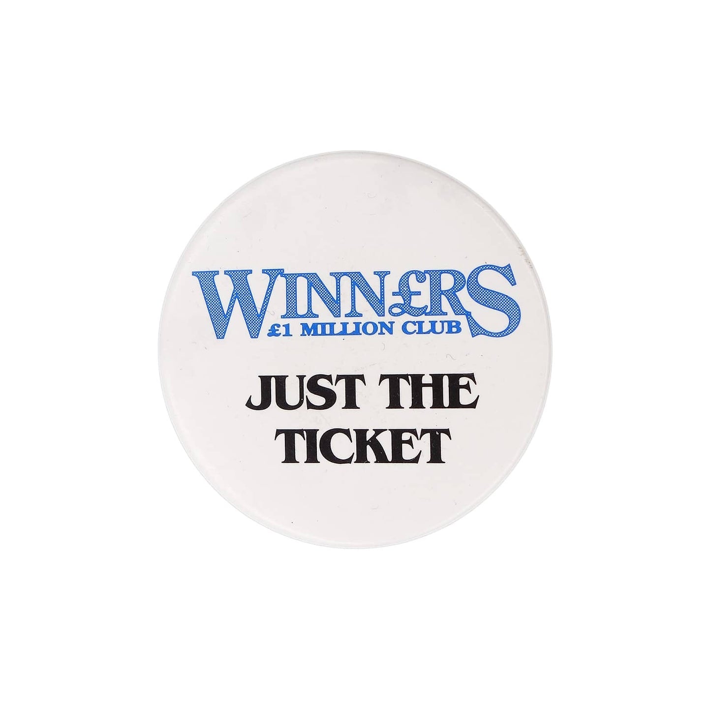 WINNERS £1 MILLION CLUB 缶バッジ バッチ