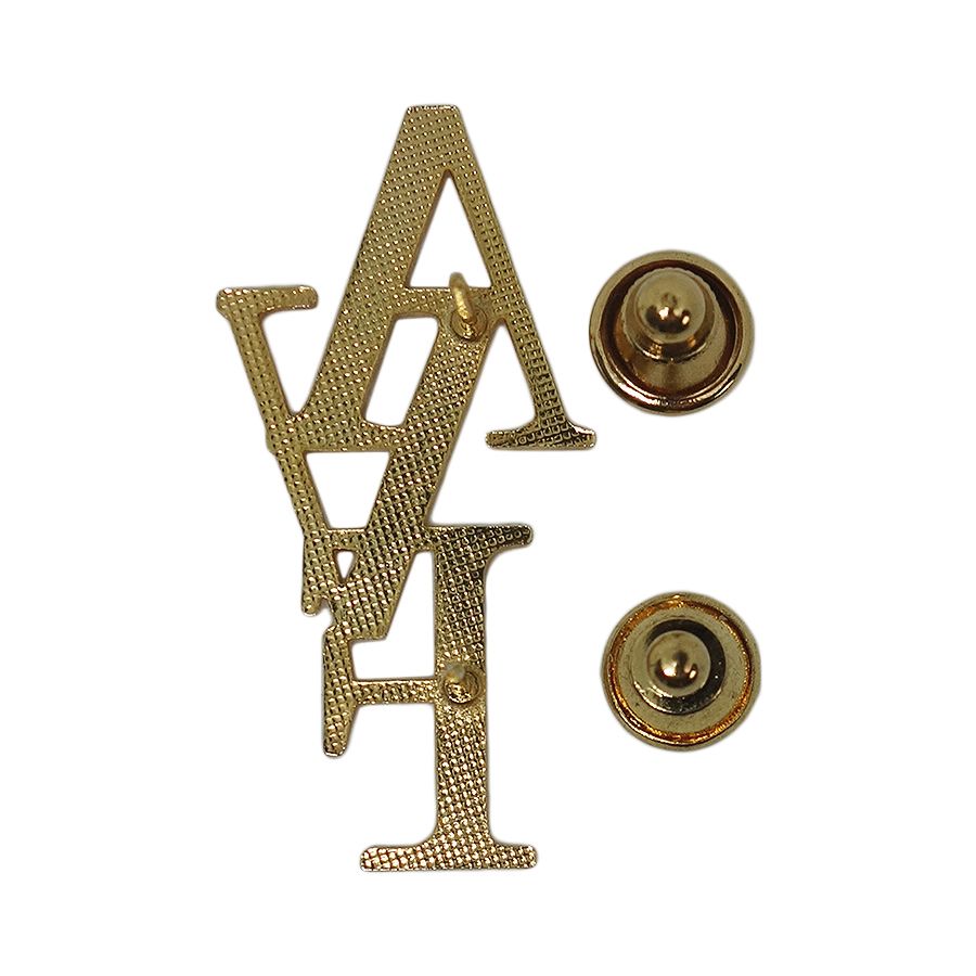 AVF ピンズ 金色 留め具付き