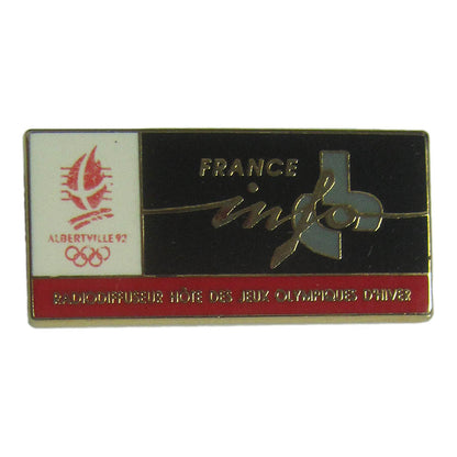 ピンズ アルベールビル オリンピック × ブロードキャストラジオ局 FRANCE INFO