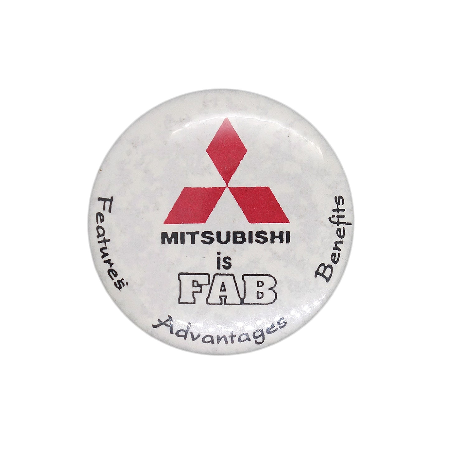 MITSUBISHI is FAB 缶バッジ バッチ
